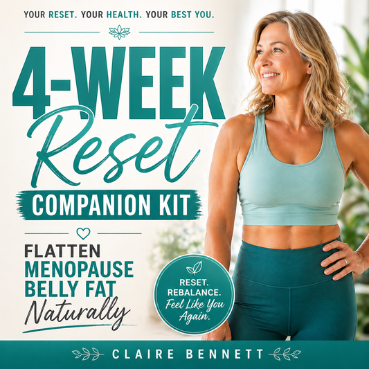 4-Week Menopause Reset Companion Kit — Printable Trackers, Meal Planner & Workout Guide