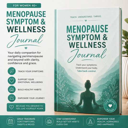 Menopause Symptom & Wellness Journal — Printable Daily Tracker, Sleep Log & Doctor Prep