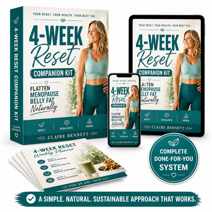 4-Week Menopause Reset Companion Kit — Printable Trackers, Meal Planner & Workout Guide