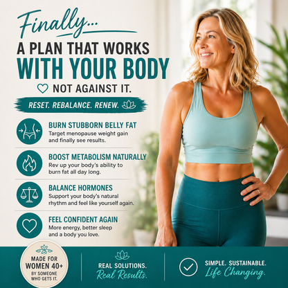 4-Week Menopause Reset Companion Kit — Printable Trackers, Meal Planner & Workout Guide