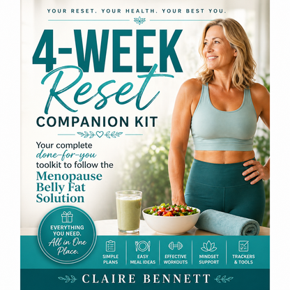 4-Week Menopause Reset Companion Kit — Printable Trackers, Meal Planner & Workout Guide