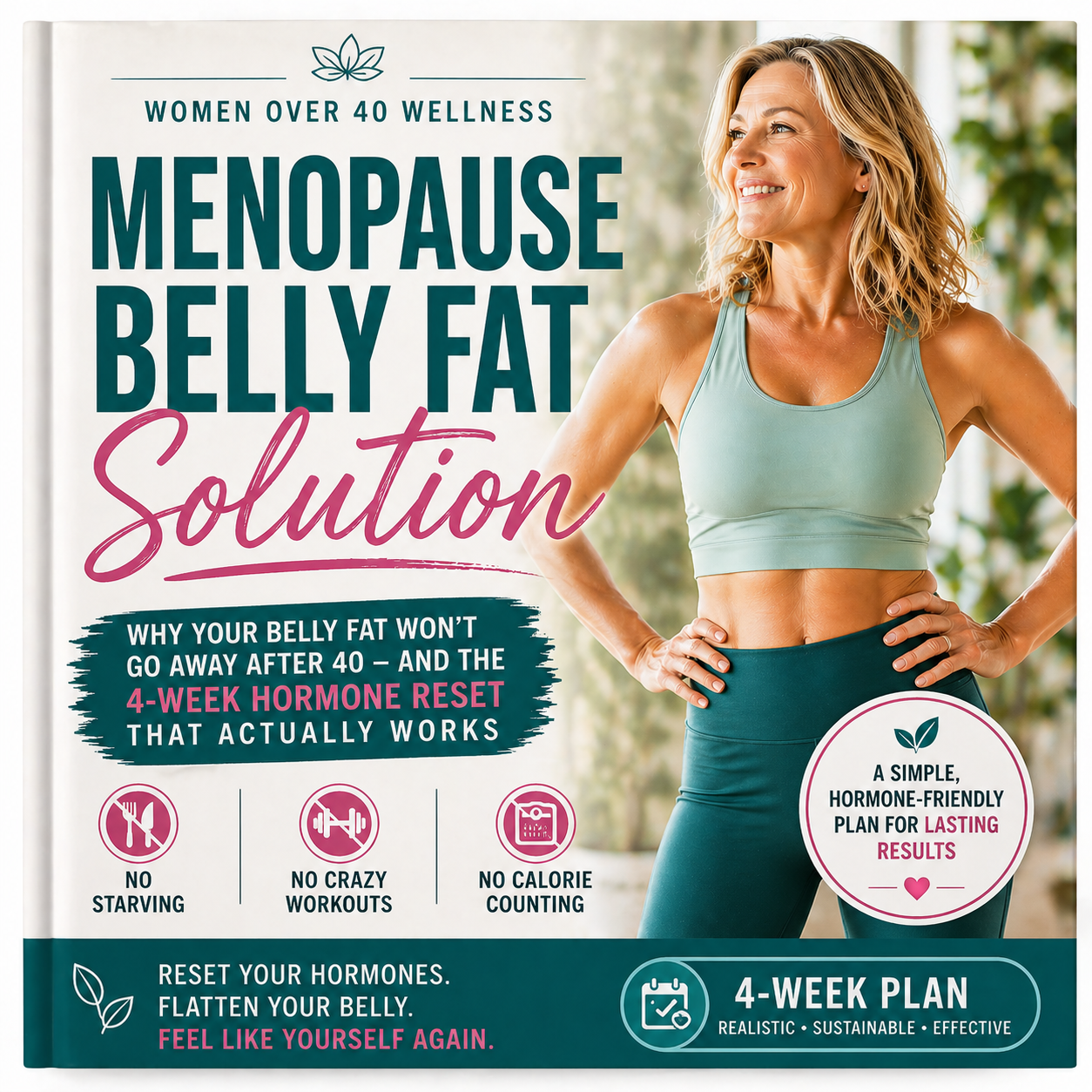 Menopause Belly Fat Solution — The 4-Week Hormone Reset That Actually Works