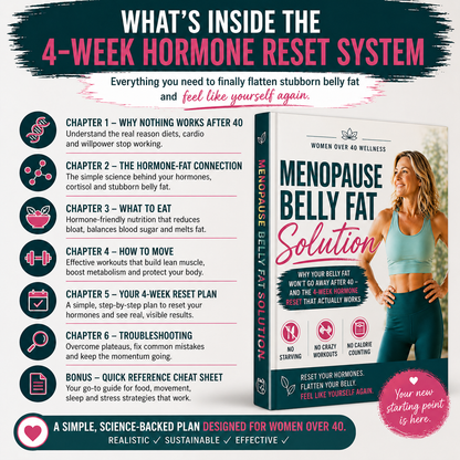 Menopause Belly Fat Solution — The 4-Week Hormone Reset That Actually Works