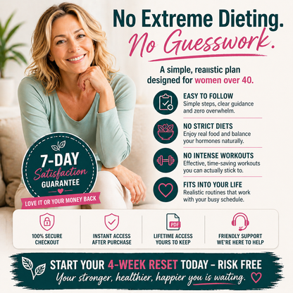 Menopause Belly Fat Solution — The 4-Week Hormone Reset That Actually Works
