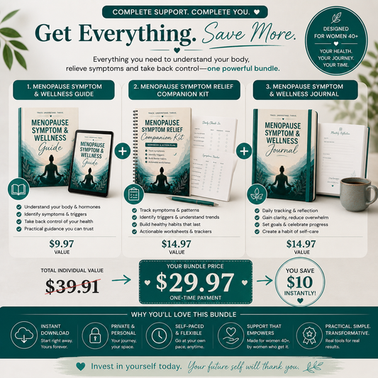 Complete Menopause Wellness Bundle — Ebook + Companion Kit + Symptom Journal